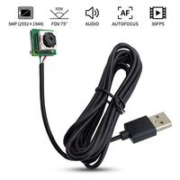 5MP 8MP IMX179 UVC Cam AF Auto Focus Módulo de cámara Micro USB 4K Mini Webcam para Windows PC 2592*1944 30FPS 3264*2448 15fps
