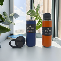 Botella Personalizada de 510 ml con Doble Pared para Beber, Termo de Acero Inoxidable 18/8, Vasos de Viaje con Aislamiento al Vacío para Café