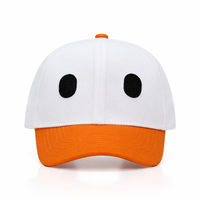 Gorra de Béisbol Personalizada con Bordado de Pato, Estilo Urbano de Lujo, Unisex, de Sarga de Algodón con Visera en Contraste