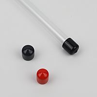Emballage en tube cylindrique en PVC, type stylo, tube en plastique/tubes transparents brillants