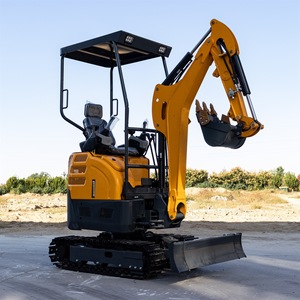 Mini-excavatrice de 1 à 2 tonnes, type chenilles, pour utilisation en ferme, verger et construction - Product Image 1