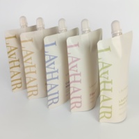 Pochette souple avec bec verseur 100ml/200ml/500ml pour emballage de crème contour des yeux, shampoing et savon de recharge, toucher doux