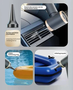 Mini <span class=keywords><strong>aspirateur</strong></span> portatif 4-en-1, souffleur, pompe à air, gonfleur, 7000Pa, 50W, sans fil, rechargeable, 3600mAh - Product Image 5