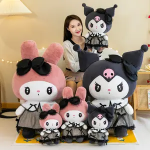 Cute Custom Dark Gothic Style Kulomis Melodis Plush Toy Boutique Anime Figure Large Doll Pillow Gifts For Kids