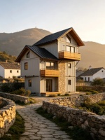 Maison préfabriquée moderne, portable, extensible, modulaire, isolée, de taille personnalisée, pour la vie en famille, l'extérieur et l'hôtellerie