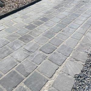 Best Quality Sandstone Tile Pavers <b>Machine</b>-<b>Cut</b> Rustic Design for Outdoor Patio Driveway Landscaping from India - Product Image 1