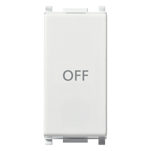 สวิตช์ปุ่มกด 1P NO+NC 10A สีขาว สัญลักษณ์ OFF 4.1x2.8x5.3 ซม. - Product Image 1