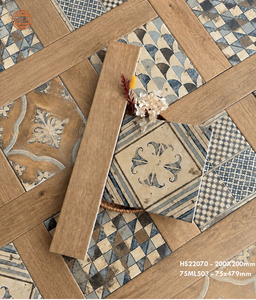 Azulejos Decorativos de <span class=keywords><strong>Madera</strong></span> para Paredes Interiores 75x479, Azulejos de Porcelana Esmaltada Mate con Aspecto de <span class=keywords><strong>Madera</strong></span> - Product Image 5