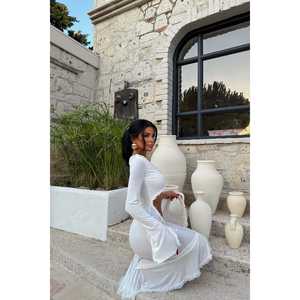 Robe de soirée blanche Lotte - Product Image 4