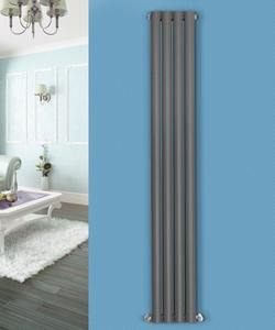 <span class=keywords><strong>Radiateur</strong></span> <span class=keywords><strong>vertical</strong></span> à double colonne ovale anthracite design 1800x236mm <span class=keywords><strong>Chauffage</strong></span> <span class=keywords><strong>central</strong></span> de salle de bain moderne et haut - Product Image 4
