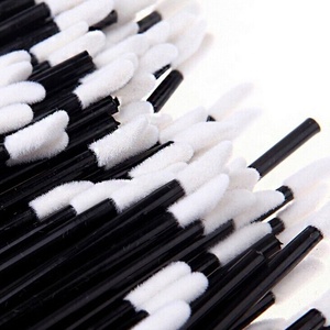 50pcs blanc non pelucheux jetable brillant à lèvres <span class=keywords><strong>applicateur</strong></span> <span class=keywords><strong>fond</strong></span> <span class=keywords><strong>de</strong></span> <span class=keywords><strong>teint</strong></span> cils brosses <span class=keywords><strong>de</strong></span> nettoyage creux poignée en plastique pour correcteur - Product Image 6