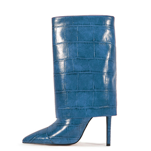 Stone Print Stiletto Women High Thin Heels Short <b>Booties</b> Girl's Wide Fit on <b>Ankle</b> Boots Big Size 47 Overlay Shoes - Product Image 3