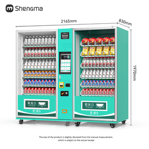 Tùy chỉnh tự động di động Snack và thực phẩm tươi mát lạnh kết hợp máy bán hàng tự động cho bệnh viện sân bay trung tâm mua sắm - Product Image 6