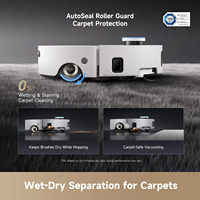 Robot aspirateur Aqua 10 Ultra avec serpillière humide, 30000Pa, auto-nettoyant, lavage à chaud, protection des tapis, pour hôtels, balayage à sec