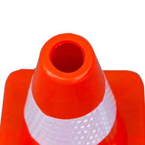 مخروط الطريق الناعم العاكسة من كلوريد البولي فينيل مخروط حاجز تحذير كتلة أسطوانة السلامة المرورية - Product Image 3