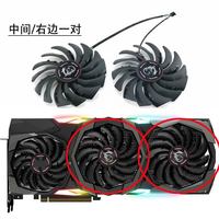 Ventilador de Refrigeración VGA para PC, para Tarjeta Gráfica MSI RTX 2080 TI GAMING X TRIO 2070 SUPER, Enfriador de Video PLD09210S12HH 95mm PLD10010S12HH
