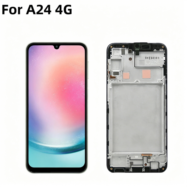 Replacement Lcd Screen for Samsung A24 4G 5G Original Mobile Phone Screen Repair Accessory Full Screen Assembly