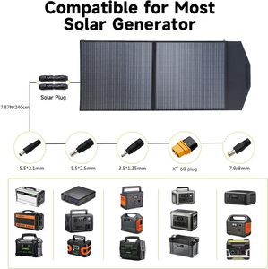 <span class=keywords><strong>ALLPOWERS</strong></span> SP027-<span class=keywords><strong>100W</strong></span> Panneau Solaire Pliable <span class=keywords><strong>100W</strong></span> à 23% d'Efficacité, Étanche IP67, pour Station d'Énergie, Camping/Camping-car, Utilisation Domestique, Compact et Portable - Product Image 6