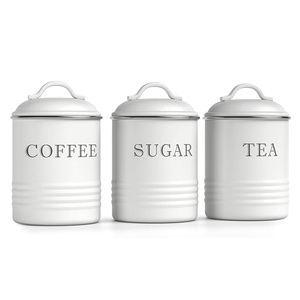 Ksy Có Thể Thiết Lập <span class=keywords><strong>3</strong></span> Kín Trang Trại Canister Đường Cà Phê Trà Lưu Trữ Jar Kim Loại Nhà Bếp Canister <span class=keywords><strong>Set</strong></span> - Product Image 5