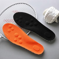 Semelle orthopédique antidérapante à rainures, avec soutien de la voûte plantaire, en maille respirante et mousse PU, pour chaussures de sport – Vente en gros