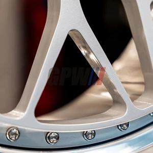 ล้อปลอมแปลงสองชิ้นสำหรับ BMW M3 M4พอร์ช911รถ Audi RS5 <span class=keywords><strong>Mercedes</strong></span> AMG Corvette Mustang Tesla รุ่น <span class=keywords><strong>S</strong></span> - Product Image 3