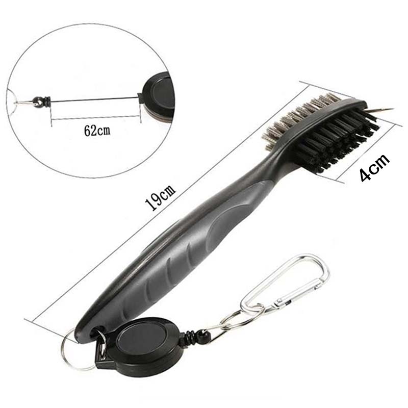 Golf club cleaning kit tool with sports towel+ cleaning brush+golf scriber+golf ball liner,total 14pcs accessories