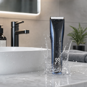 <span class=keywords><strong>Tondeuse</strong></span> à cheveux professionnelle pour hommes, sans fil, étanche, lame en céramique, affichage LED, rechargeable par USB, <span class=keywords><strong>coupe</strong></span>-cheveux électrique - Product Image 6