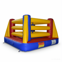 Anneau de boxe gonflable |   Château gonflable certifié CE, garantie 3 ans, sûr et durable, pour fêtes d'enfants, aires de jeux, locations d'événements (Max