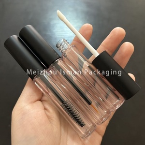 ISMAN 3ml Tube Rond Noir Mat pour Gloss à Lèvres, Mascara, <span class=keywords><strong>Eyeliner</strong></span>, Flacon Vide pour Sérum de Croissance des Cils, Vente en Gros, Marque Privée, Nouveau Produit Professionnel - Product Image 2