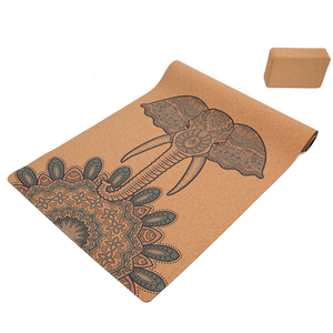 Tappetino Yoga in sughero preferito dallo straniero-antiscivolo, assorbente ed ecologico - Product Image 6