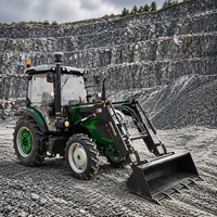 Tracteur agricole Excellence 100HP 4x4 avec cabine climatisée, moteur haute puissance, système hydraulique robuste et capacité de levage élevée pour les tâches agricoles quotidiennes