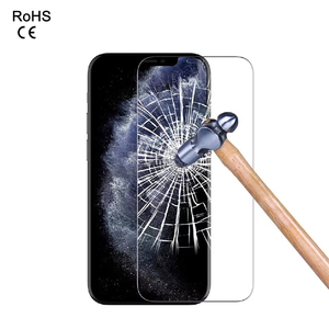 Protector de Pantalla Transparente Antirrayaduras y Antiexplosión 9D, Cristal Templado de Cobertura Total para <span class=keywords><strong>iPhone</strong></span> 14 Plus, 13 <span class=keywords><strong>Pro</strong></span> <span class=keywords><strong>Max</strong></span>, 16, 17 Air - Product Image 1