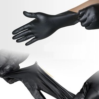 Gants de mécanicien en nitrile synthétique épais noirs Diamond Grip Garage Shop Industry Auto Electronics Repair