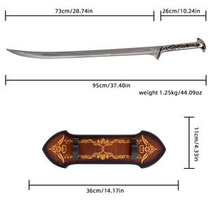 Épée de Thranduil de 98 cm non affûtée, Seigneur des Anneaux, <span class=keywords><strong>Hobbit</strong></span>, Épée du Roi Elven - Product Image 6