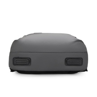 Sac à dos d'affaires pour homme en PU imperméable, personnalisé avec logo, grande capacité, chargement USB, léger, pour ordinateur portable, vente en gros