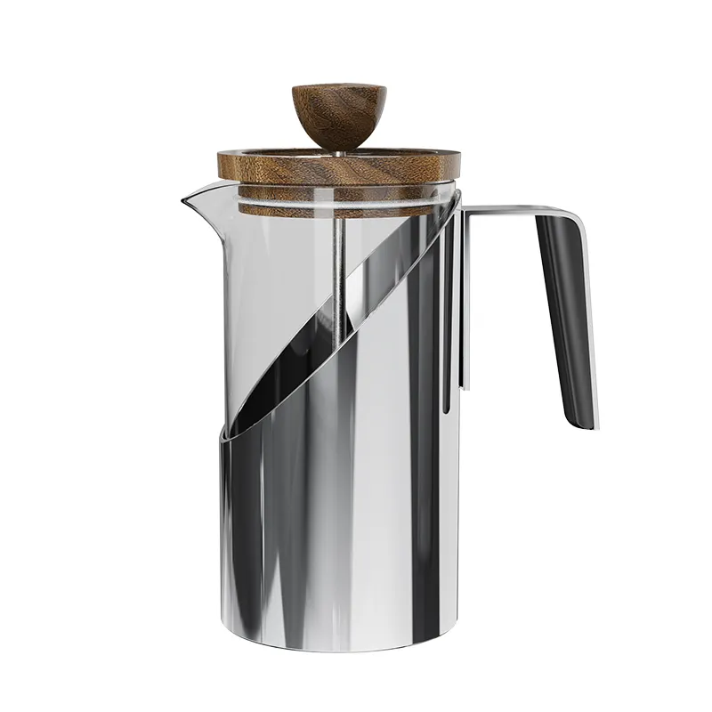 DHPO 800 ml borosilikat cam kahve demliği pistonlu kahve demleyici kahve yapıcı mutfak Cafe