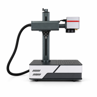 Système d'alignement de scanner Galvo mini de bureau démontable tout-en-un pour machine de marquage de plaques signalétiques au laser à fibre optique