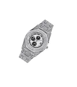 Elegante reloj de diamantes con acabado dorado Estilo de lujo Reloj duradero de alta calidad para hombres y mujeres - Product Image 6