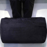Coussin de repose-pieds rectangulaire réglable en mousse à mémoire de forme gonflable, écologique et personnalisable pour la maison, le bureau, l'avion