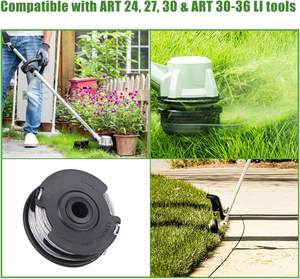 Carretes de repuesto para cortacésped, repuesto para cortacésped de doble línea, para <span class=keywords><strong>bosch</strong></span> ART 30-36 LI, ART 30/27/24 - Product Image 4