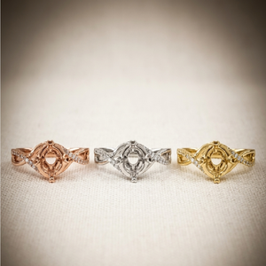 Anillo de compromiso y boda clásico de oro blanco macizo de 18k con diamante real de 1ct, hecho a medida en fábrica, para mujer - Product Image 3