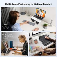 Élégant PU cuir réglable voyage pliable Portable support d'ordinateur portable bureau tablette support ordinateur Riser