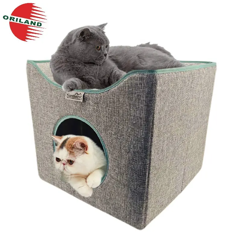 Wholesale collapsible cat house breathable dog bed pet winter warm house