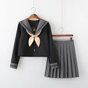 Модель 2022 года, униформа JK с логотипом под заказ, японская и корейская форма, Студенческая одежда, костюм в стиле колледжа, классное платье, японская пикантная школьная униформа для девочек