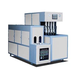 Machine de soufflage de bouteilles PET semi-automatique à 2 ou 4 cavités avec contrôle PLC et composants AirTac, durable et économique - Product Image 1