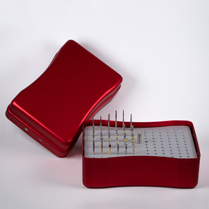 Caja de esterilización para fresas dentales Teng Sheng, estuche grande de almacenamiento de agujas de aleación de aluminio para limpieza y relleno de equipos dentales - Product Image 3