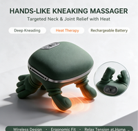 Masseur électrique pour le cou et les épaules N7, imitant le pétrissage manuel avec chaleur, masseur corporel portable pour la relaxation musculaire