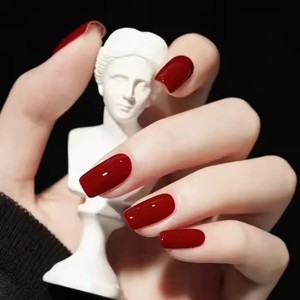<span class=keywords><strong>Faux</strong></span> <span class=keywords><strong>ongles</strong></span> brillants à la mode de couleur unie, 24 pièces/boîte, <span class=keywords><strong>faux</strong></span> <span class=keywords><strong>ongles</strong></span> artificiels à paillettes d'amande, à presser sur les <span class=keywords><strong>ongles</strong></span> - Product Image 1