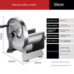 Convenient Stainless Steel Manual Control Operation Food Slices Fruits <b>Vegetables</b> Slicer - Product Image 2