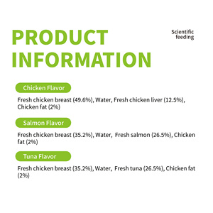 Friandises humides <span class=keywords><strong>pour</strong></span> chats, best-seller, premium, biologiques, saumon, poulet, <span class=keywords><strong>thon</strong></span>, 15g, riches en protéines, <span class=keywords><strong>pour</strong></span> <span class=keywords><strong>la</strong></span> <span class=keywords><strong>santé</strong></span> de <span class=keywords><strong>la</strong></span> peau et du pelage - Product Image 6